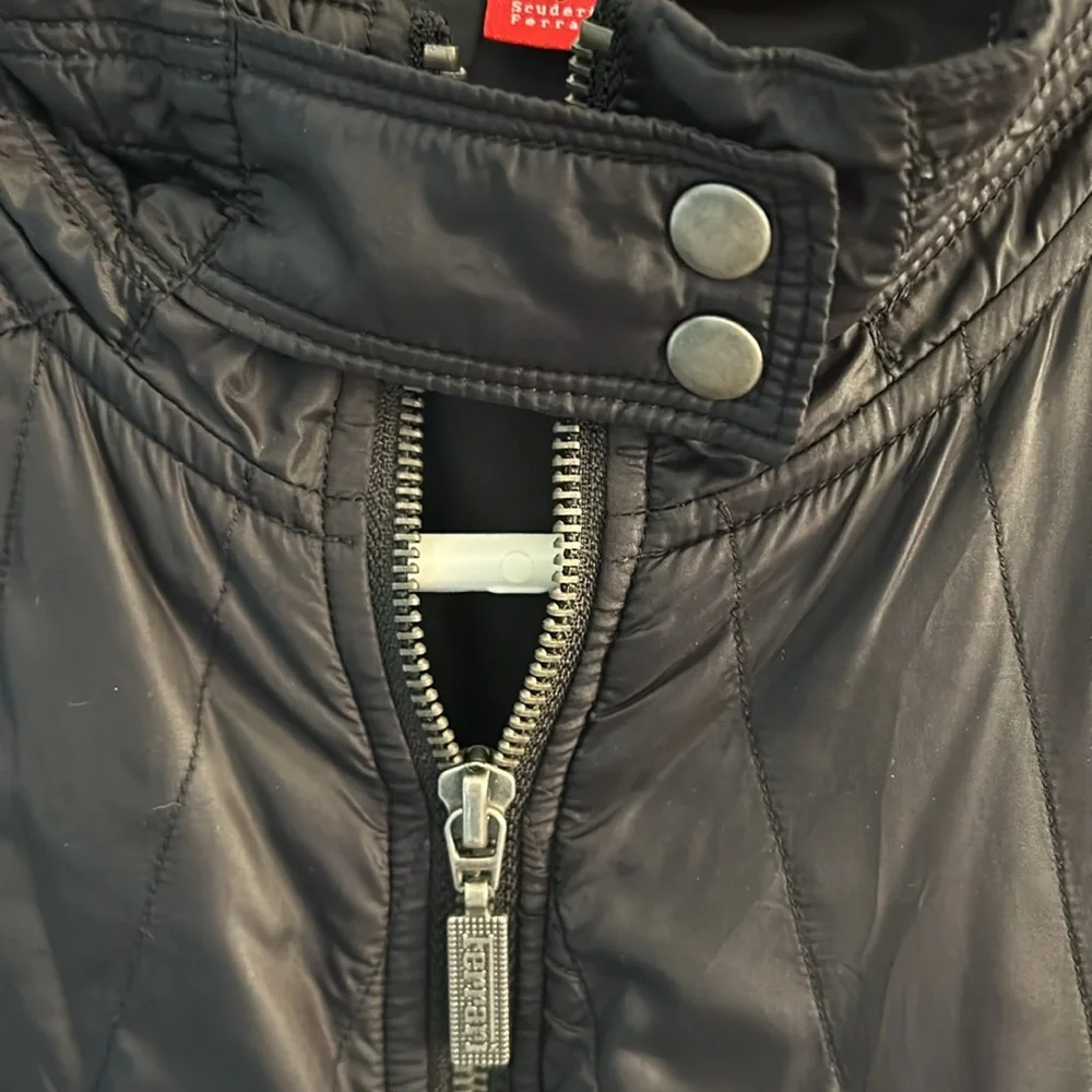 Authentic scuderia Ferrari black racer jacket puma women’s med - Picture 12 of 14